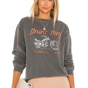 ANINE BING NWT Ramona Sweatshirt Grey. Perfect condition